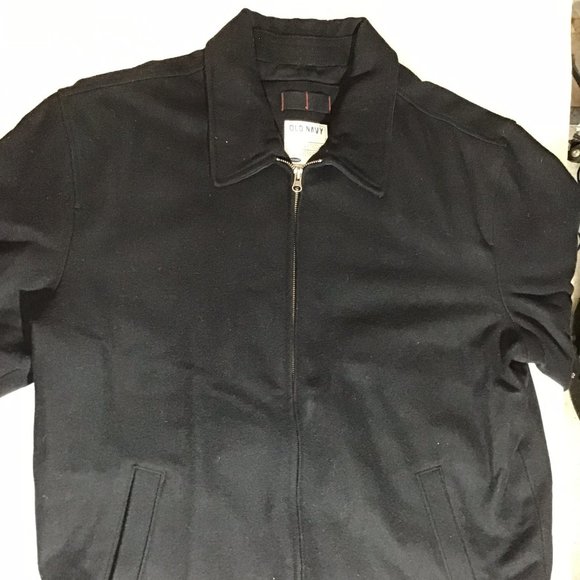 Old Navy Black Peacoat like Jacket XXL - Picture 1 of 7